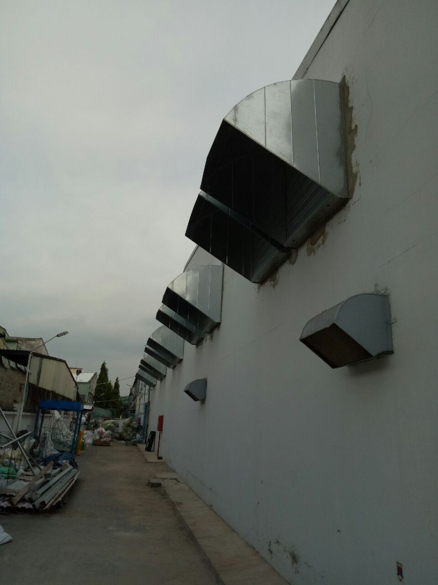 hệ thống thông gió nhà xưởng