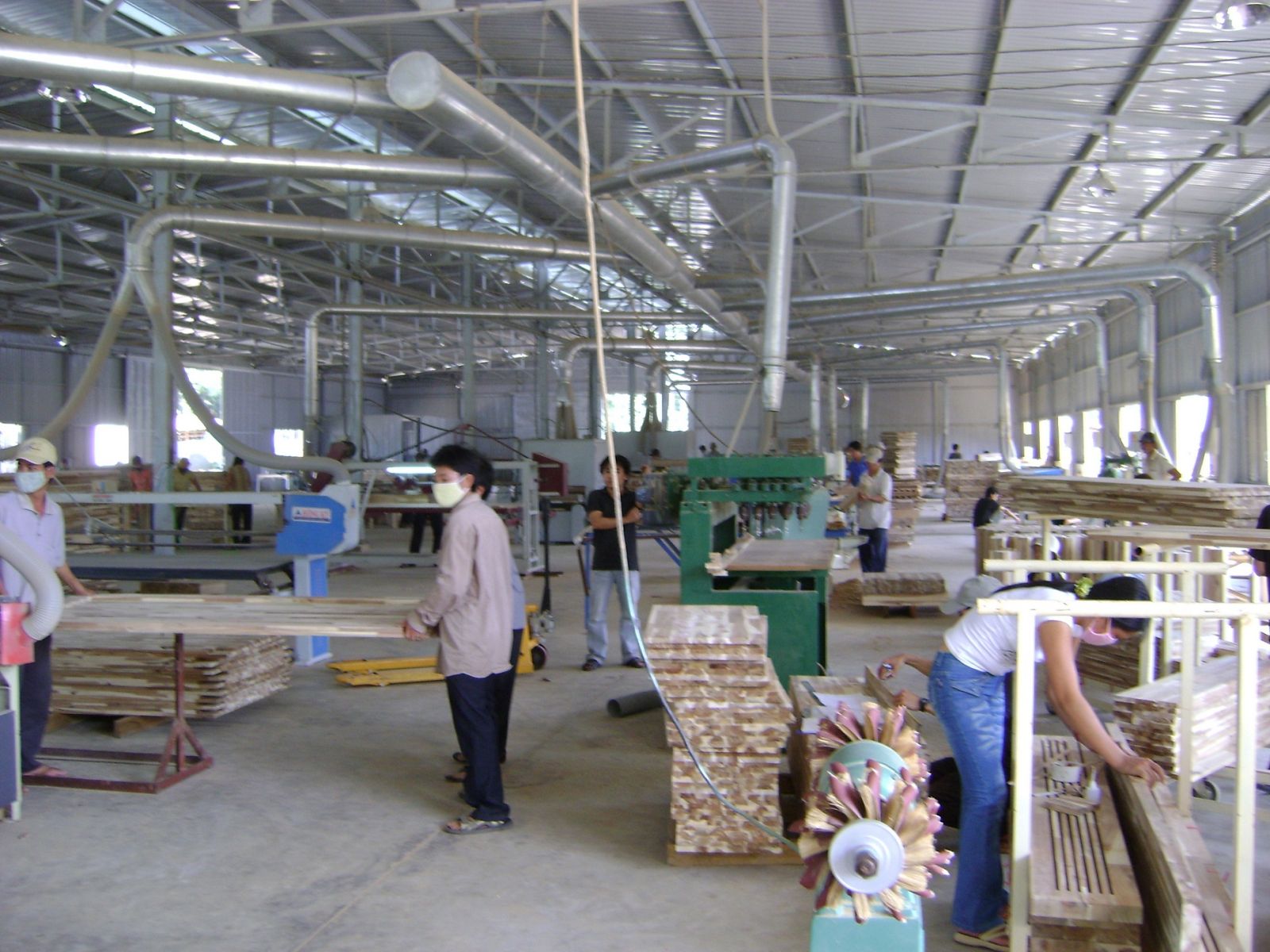 hệ thống hút bụi gỗ