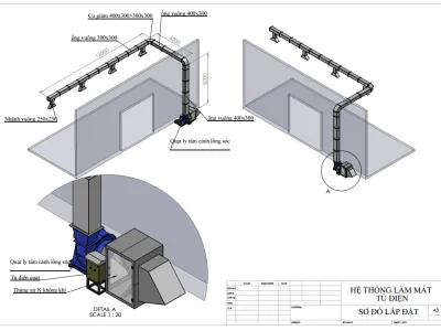 Hệ thống cấp khí sạch, Lắp đặt tại CTY HuynDai Welding Vina