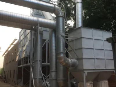 Hệ thống hút dăm bào nhà máy chế biến gỗ Đức Sinh
