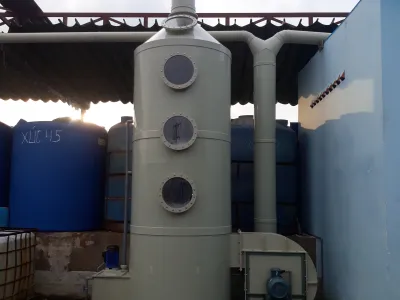 Hệ thống hút hơi hoá chất HCL, lắp tại Đồng Nai