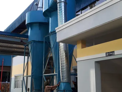 Hệ thống hút bụi mài đế giày