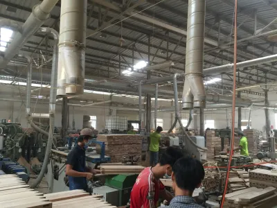 Hệ thống hút bụi xưởng gỗ (Lắp đặt tại Cty Sông Trà)