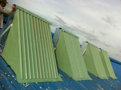 Hệ thống thông gió nhà xưởng, Lắp đặt tại CTY Hoàng Long Nhi