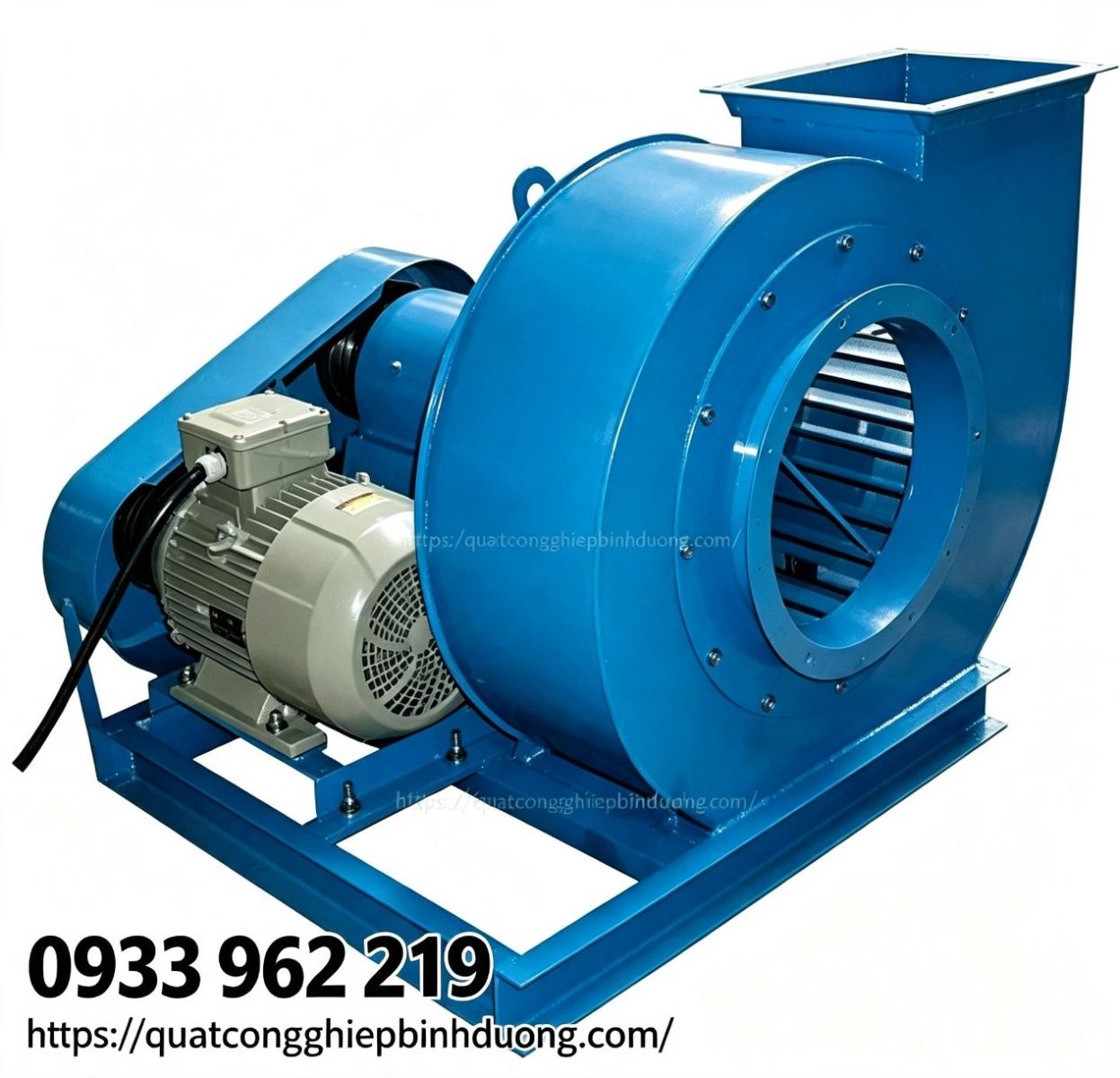 quạt ly tâm lồng sóc nhiều lá cánh