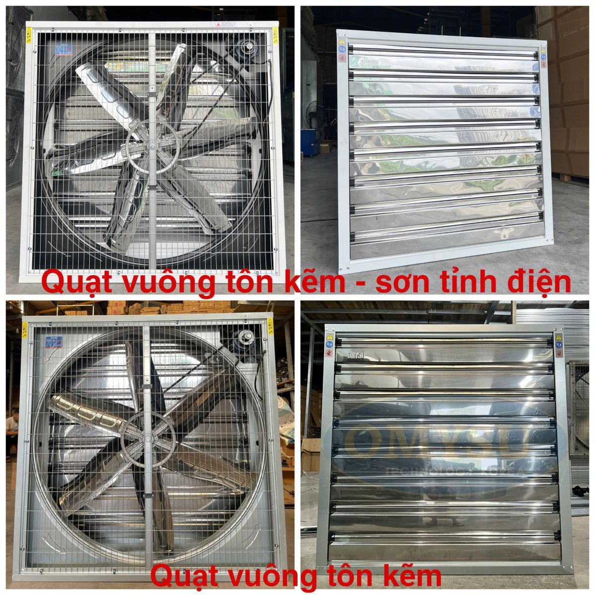 quạt hút vuông