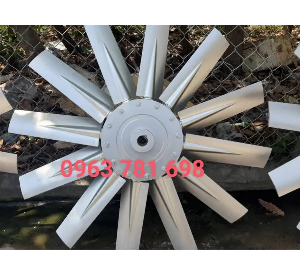 Cánh quạt hướng trục nhôm đúc